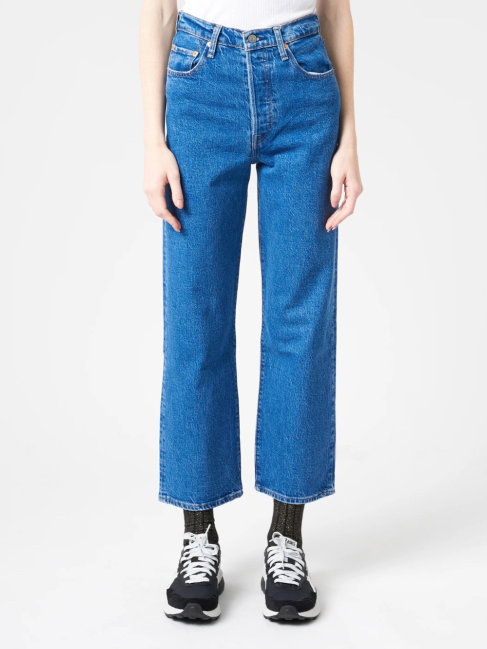Levi's Ribcage Straight Ankle in Jazz Pop